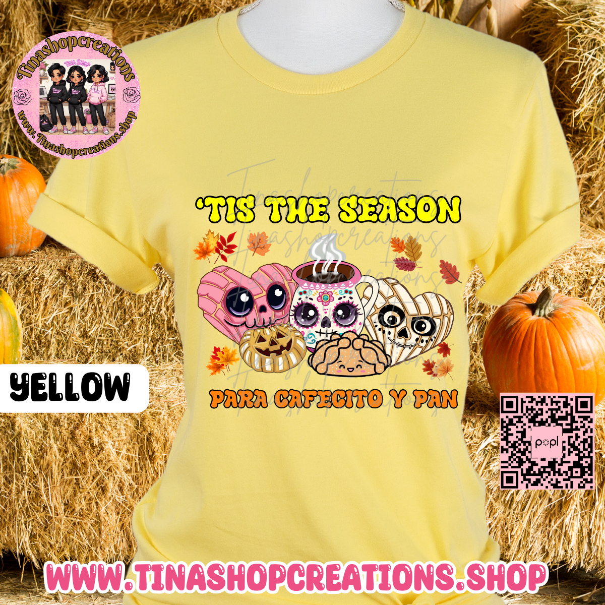 'Tis the Season Latina Shirt | Spanish Coffee Lover Gift | Concha Tee