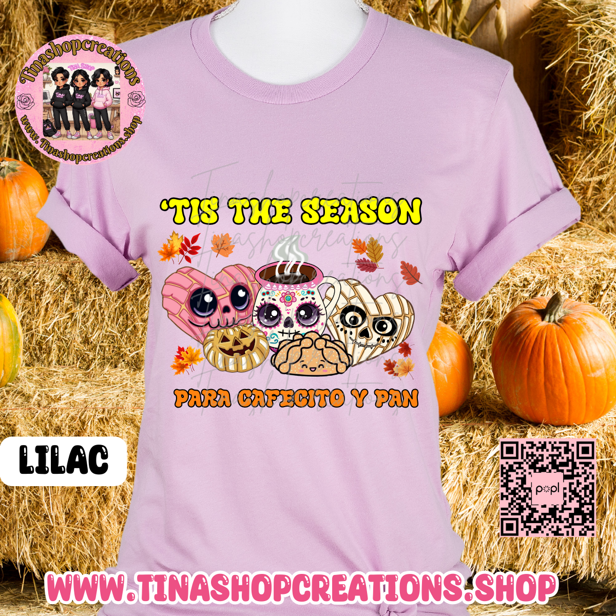 'Tis the Season Latina Shirt | Spanish Coffee Lover Gift | Concha Tee