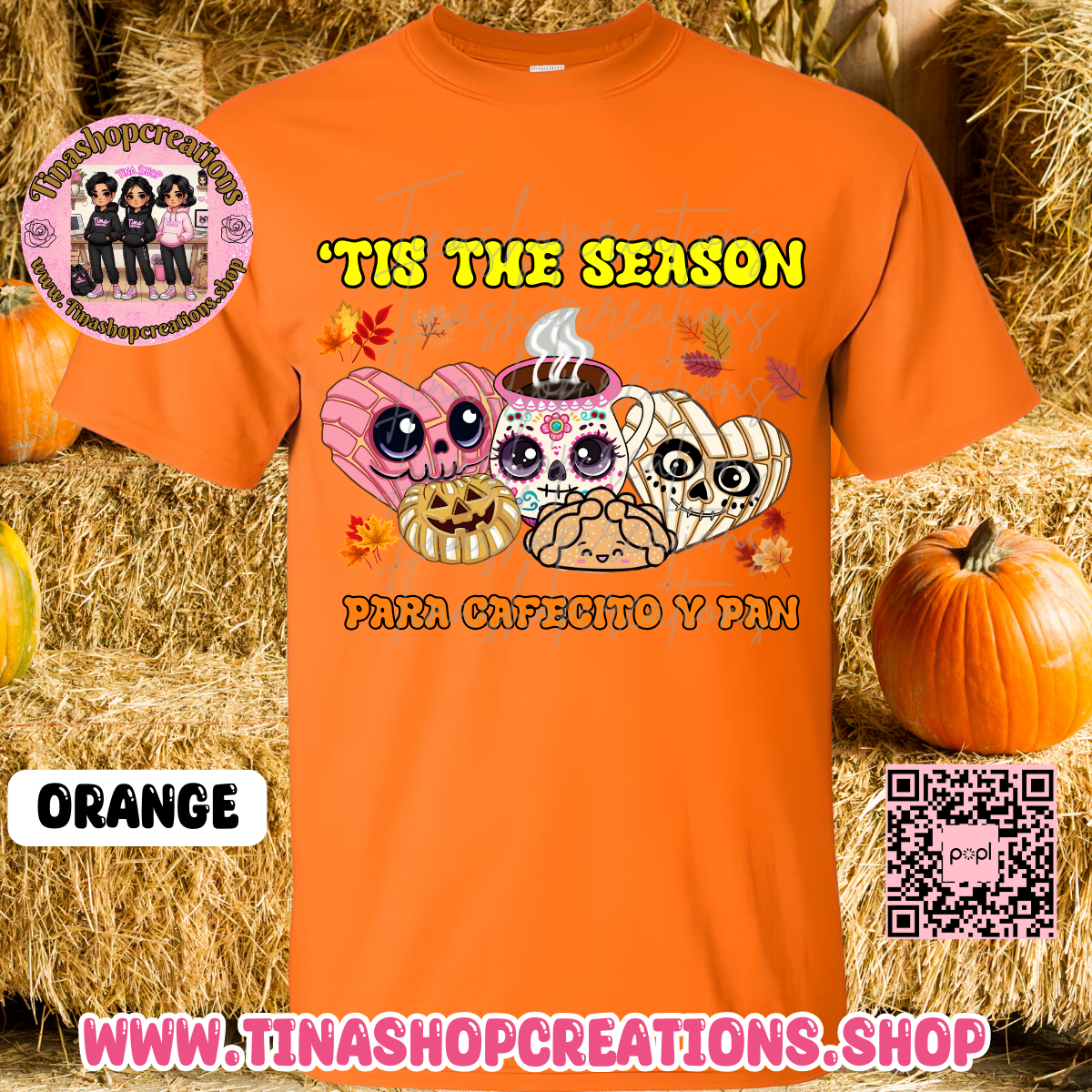 'Tis the Season Latina Shirt | Spanish Coffee Lover Gift | Concha Tee