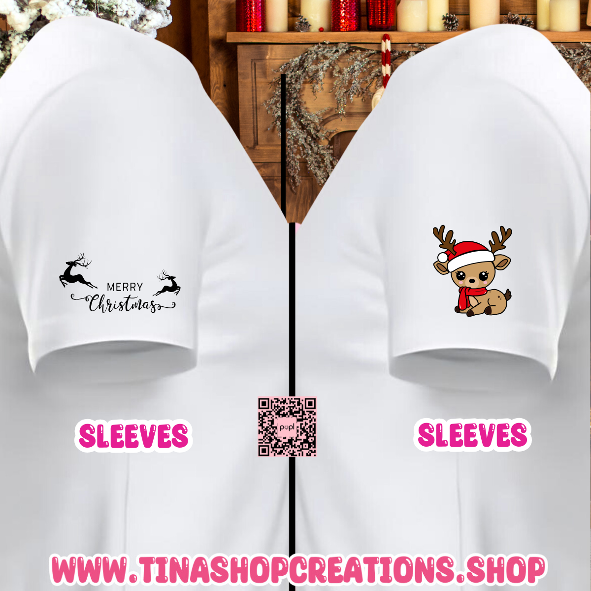 Reindeer Family Matching Christmas Shirts- Custom Shirts