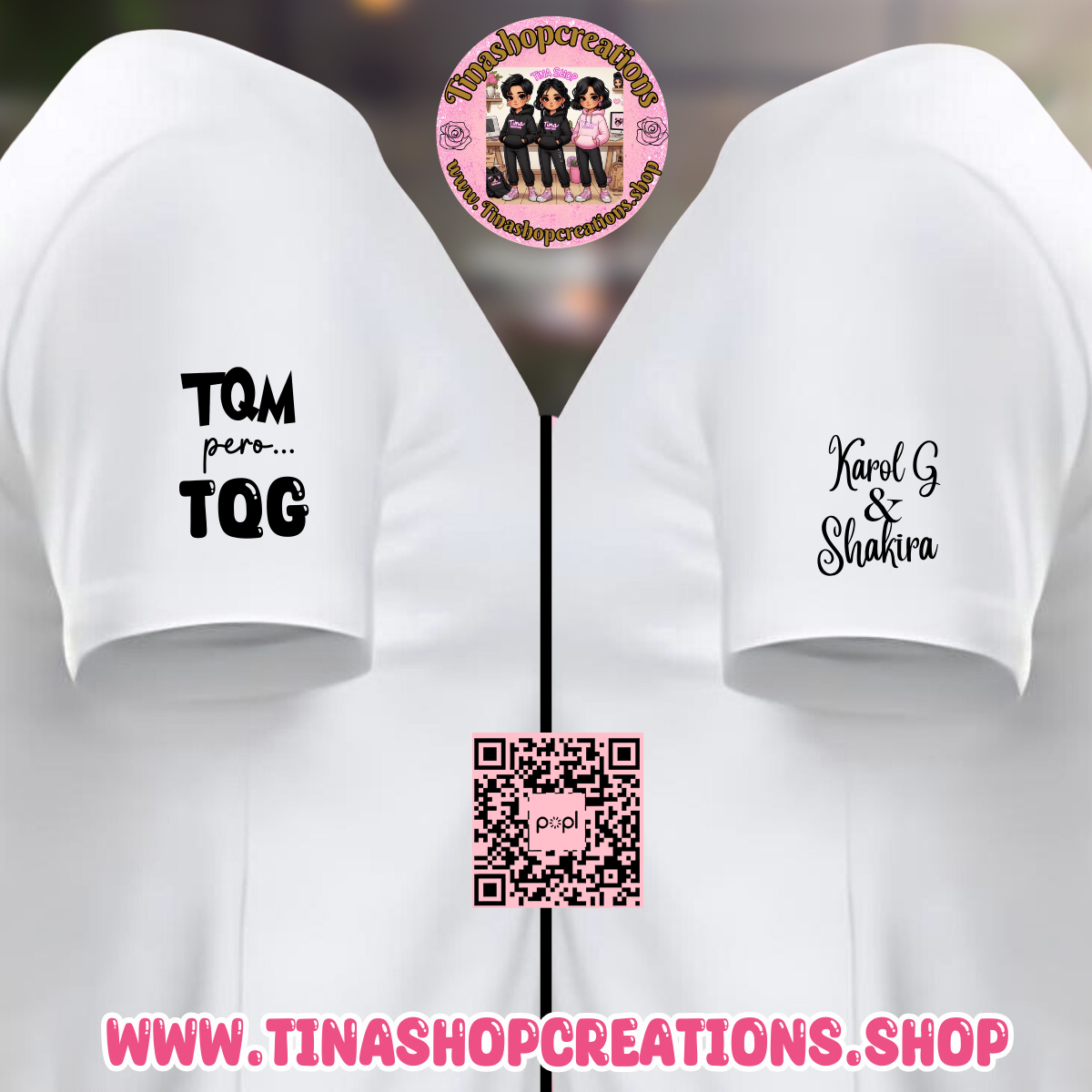 Traje inspirado en TQG, Karol G y Shakira