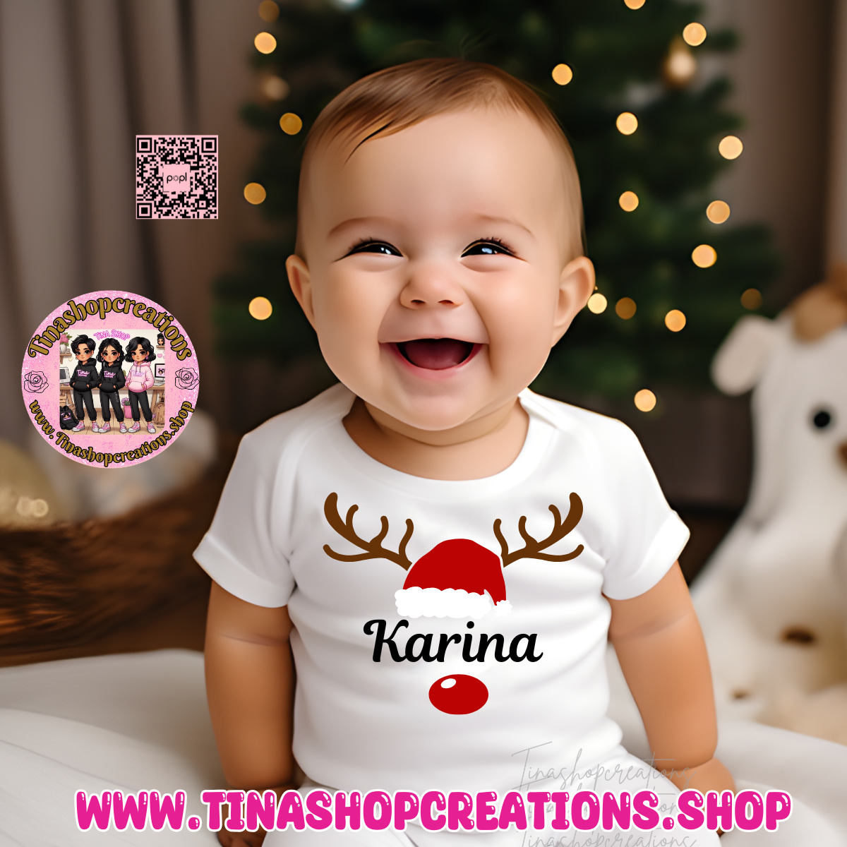 Reindeer Family Matching Christmas Shirts- Custom Shirts