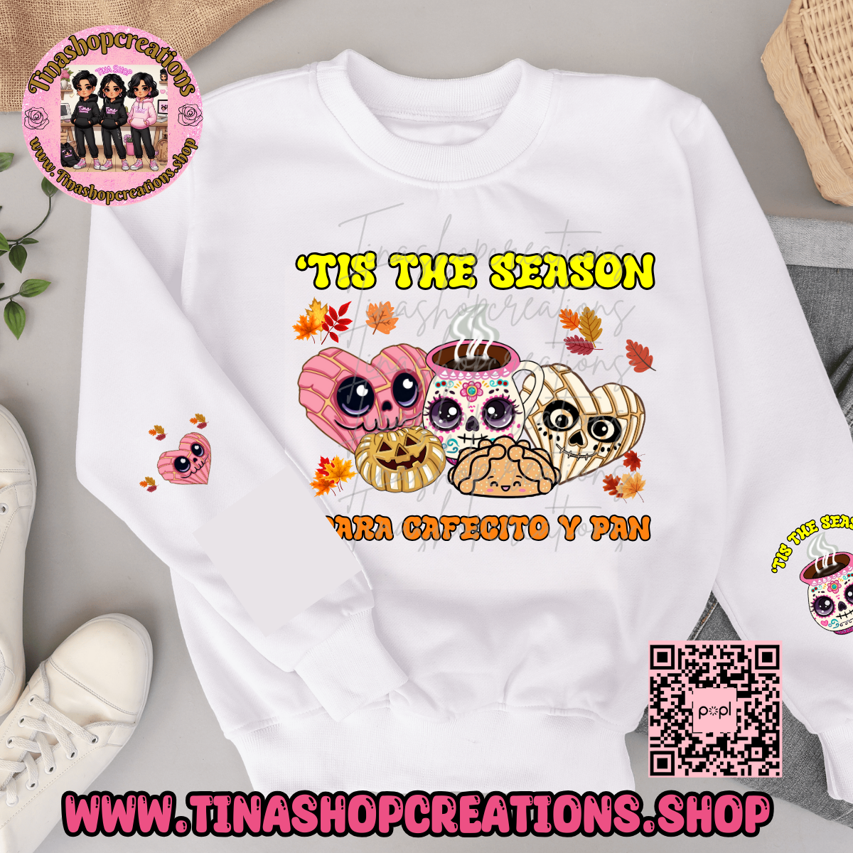 'Tis the Season Latina Shirt | Spanish Coffee Lover Gift | Concha Tee
