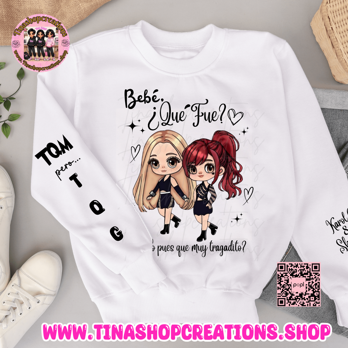 Traje inspirado en TQG, Karol G y Shakira