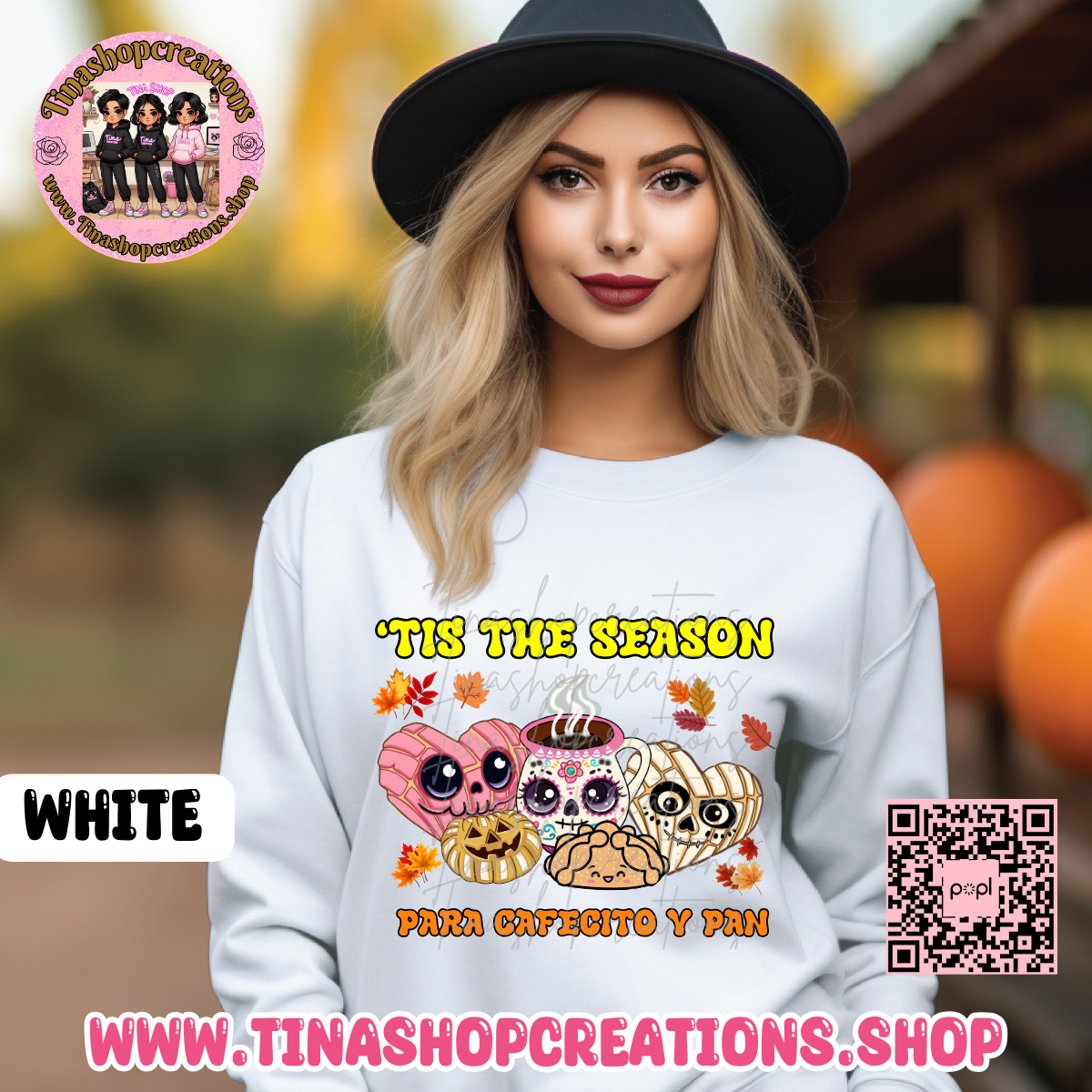 'Tis the Season Latina Shirt | Spanish Coffee Lover Gift | Concha Tee