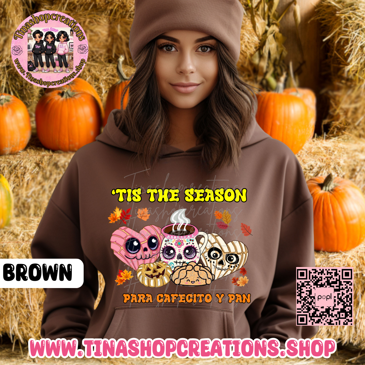 'Tis the Season Latina Shirt | Spanish Coffee Lover Gift | Concha Tee