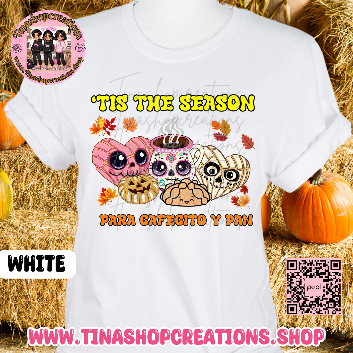 'Tis the Season Latina Shirt | Spanish Coffee Lover Gift | Concha Tee