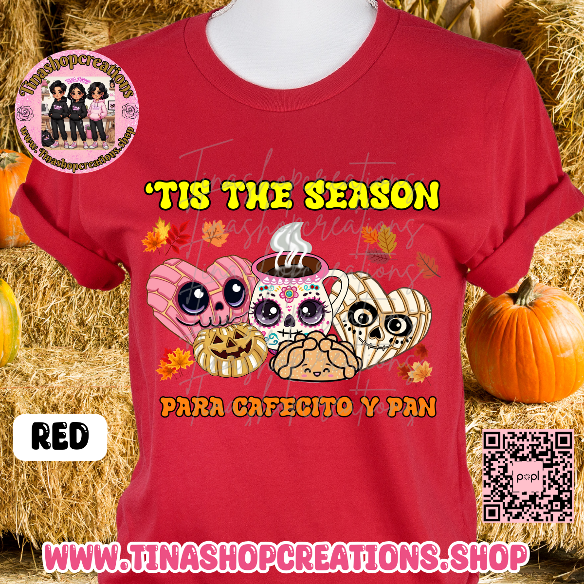 'Tis the Season Latina Shirt | Spanish Coffee Lover Gift | Concha Tee