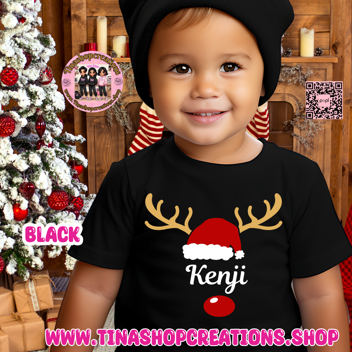 Reindeer Family Matching Christmas Shirts- Custom Shirts