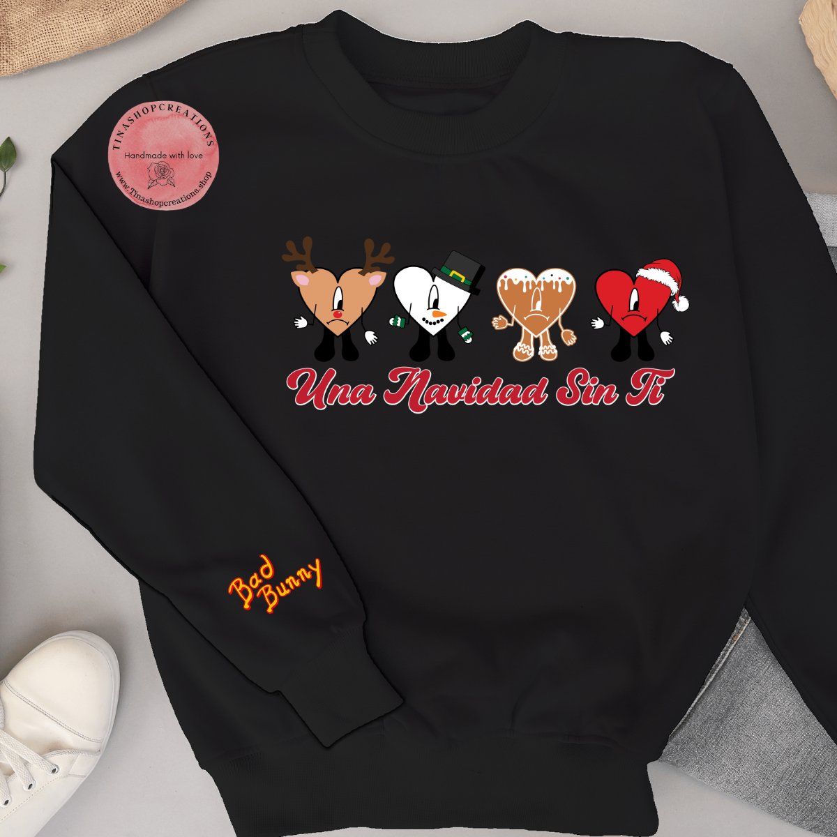 Bad Bunny Una Navidad sin ti - Festive Christmas Top Inspired by Album 'Un Verano sin ti'
