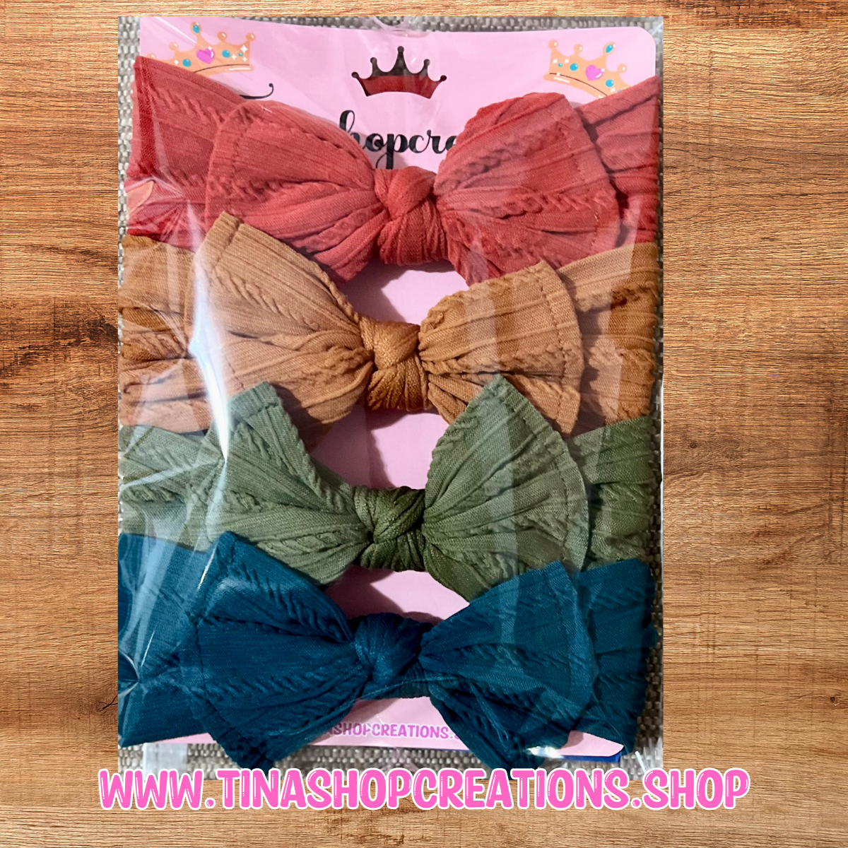 Diadema de punto de cable Boho para bebé - cómoda y elástica, diadema de arco boho, diademas neutras
