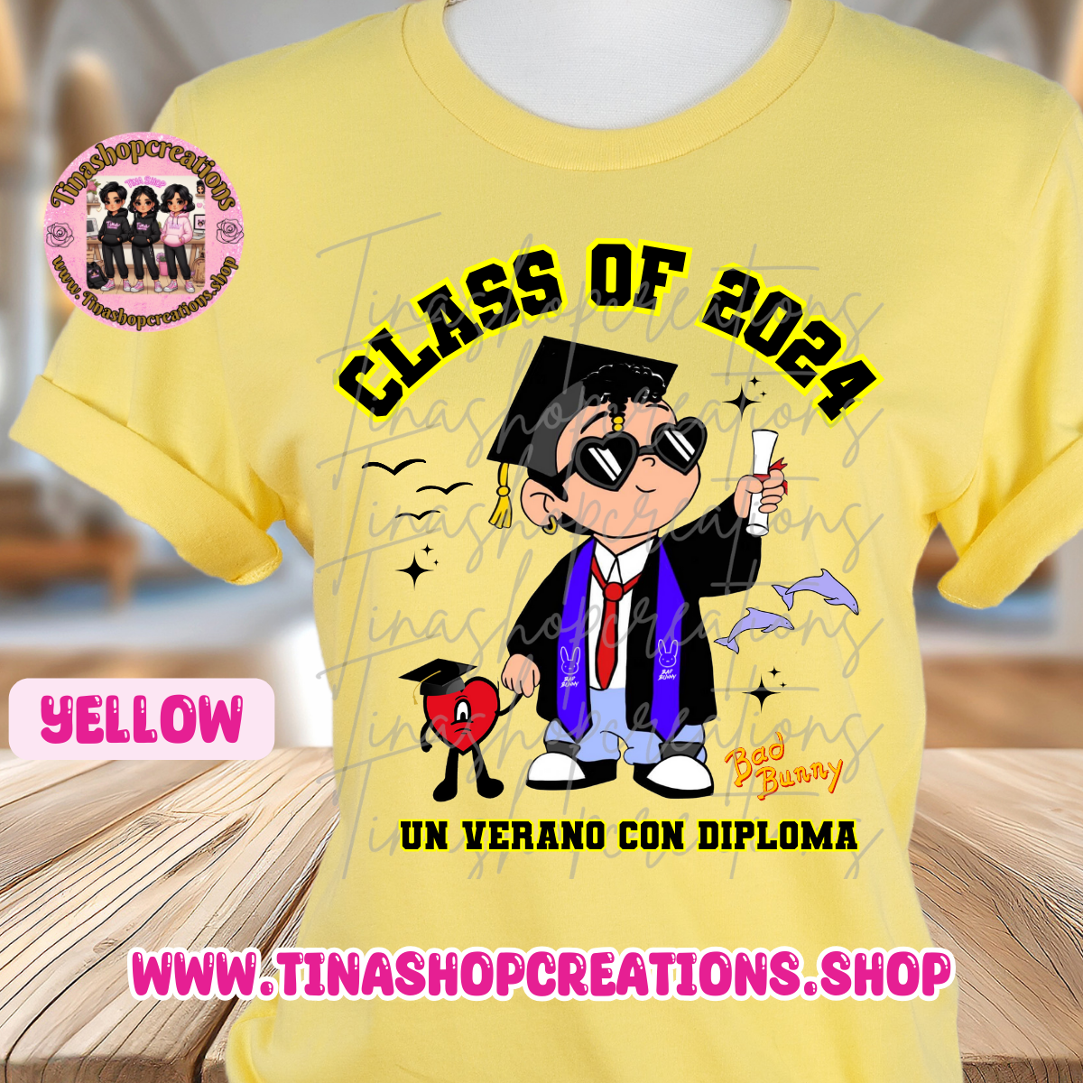 Bad Bunny Inspired Graduation Apparel - Unisex Style, Custom Name & Class Year