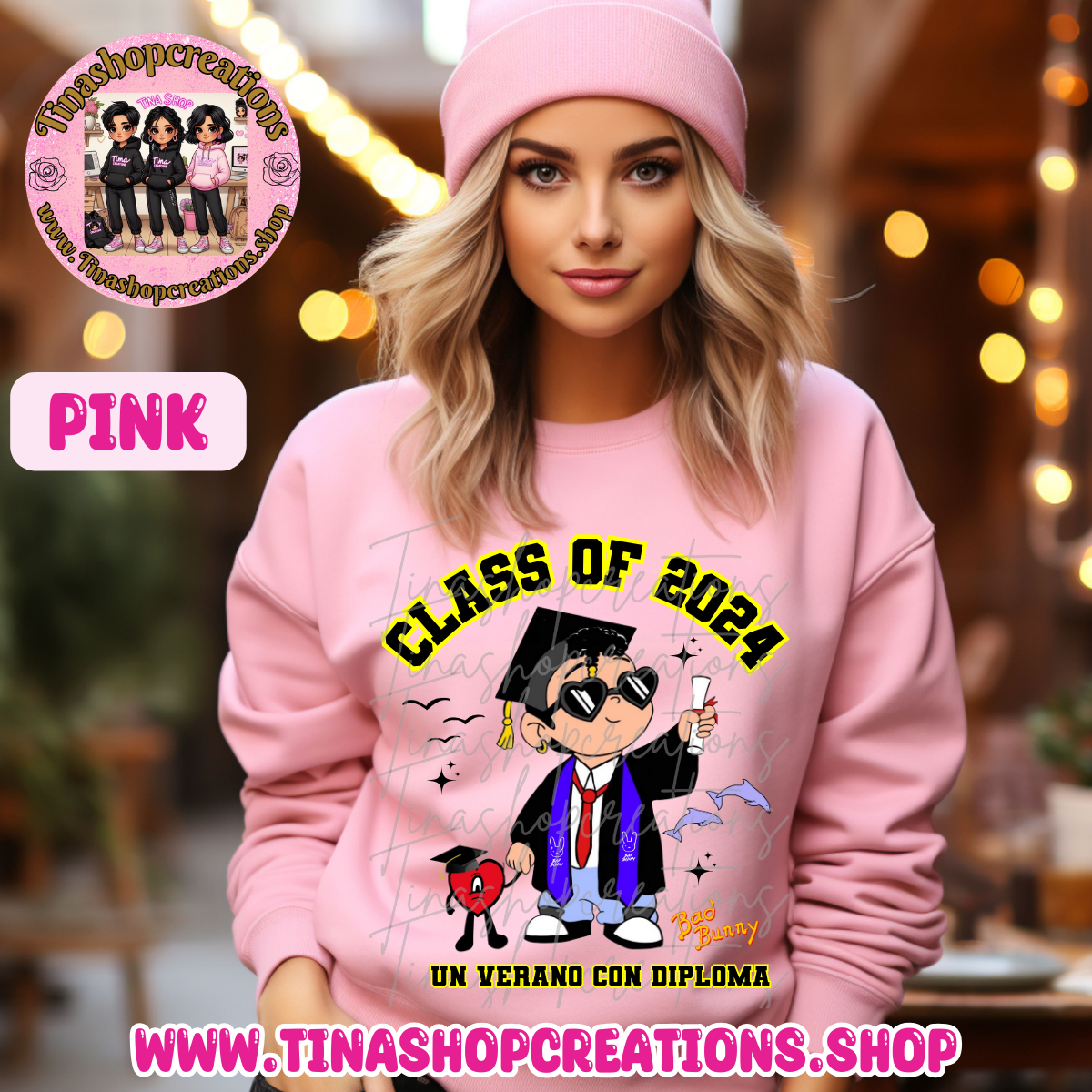 Bad Bunny Inspired Graduation Apparel - Unisex Style, Custom Name & Class Year