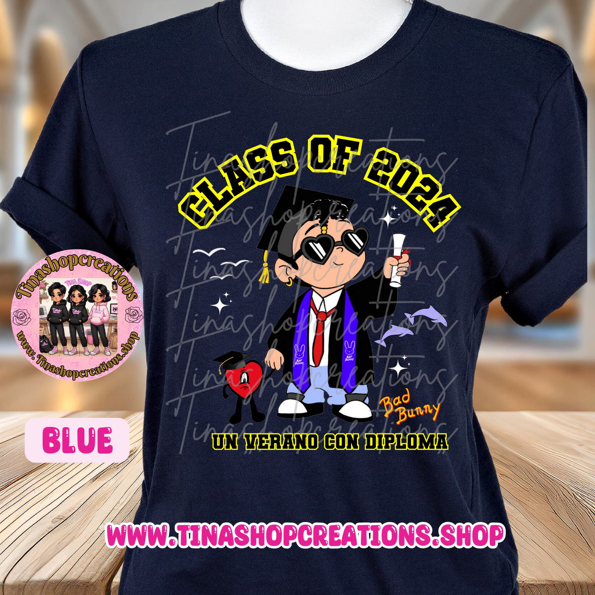 Bad Bunny Inspired Graduation Apparel - Unisex Style, Custom Name & Class Year