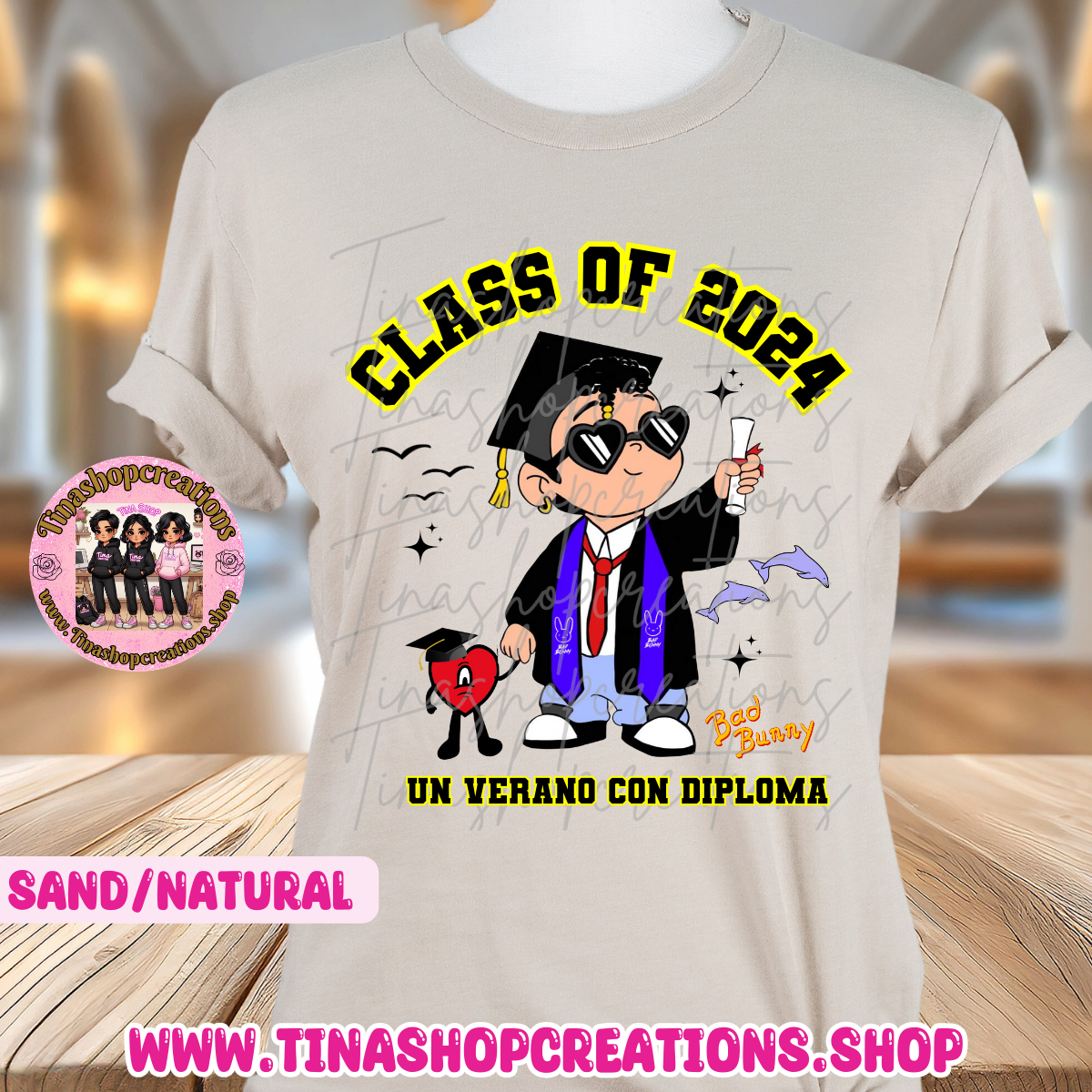 Bad Bunny Inspired Graduation Apparel - Unisex Style, Custom Name & Class Year