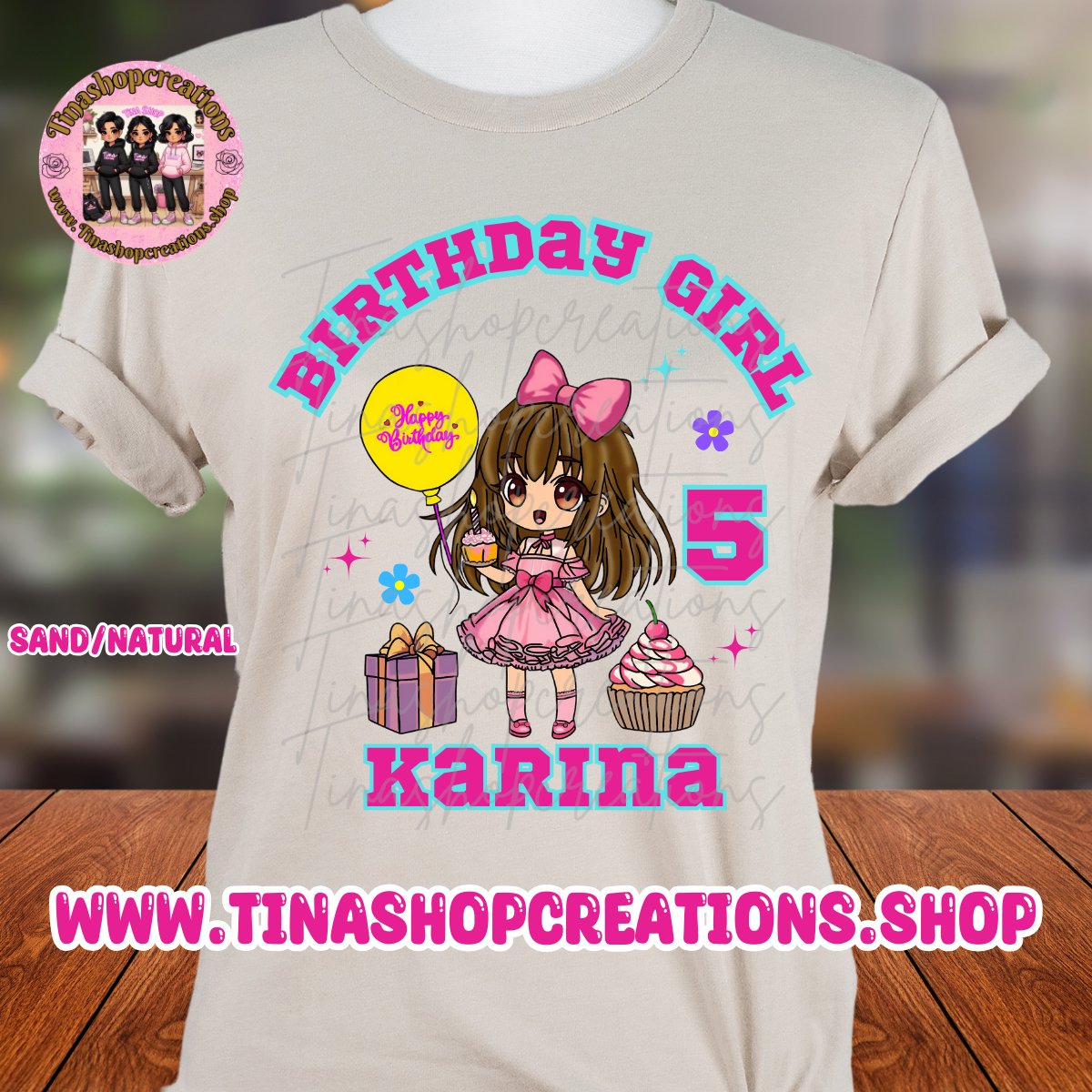 Birthday Girl Personalized T-Shirt