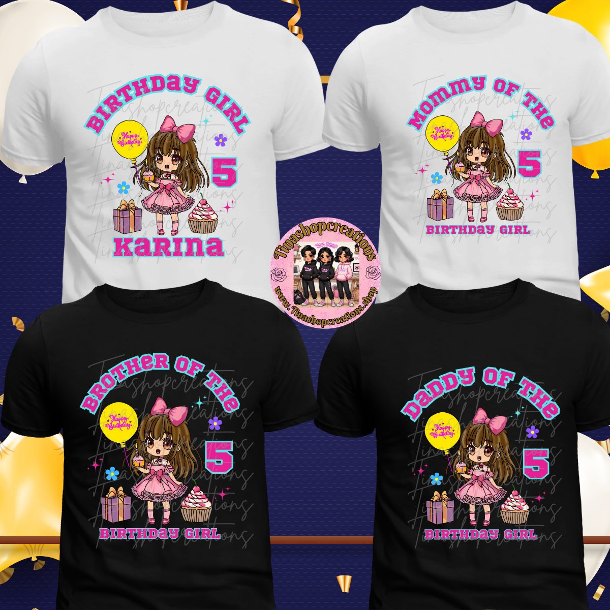 Birthday Girl Personalized T-Shirt