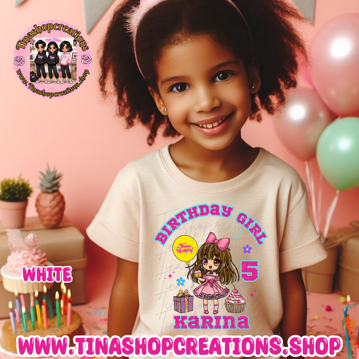 Birthday Girl Personalized T-Shirt