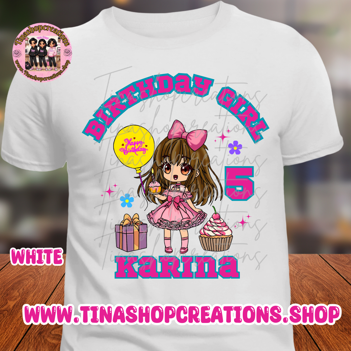 Birthday Girl Personalized T-Shirt