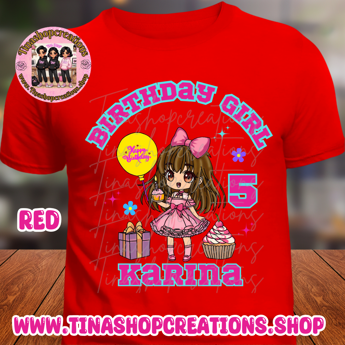 Birthday Girl Personalized T-Shirt