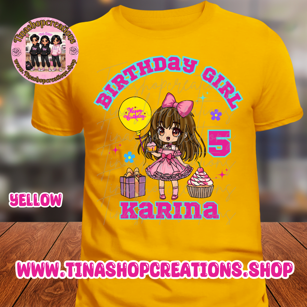 Birthday Girl Personalized T-Shirt