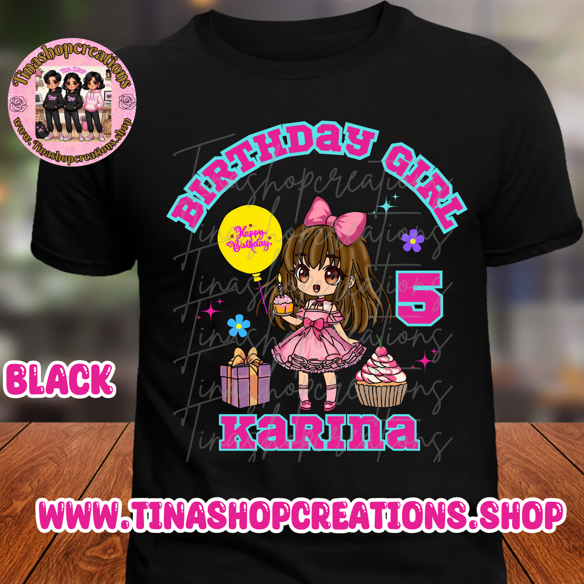 Birthday Girl Personalized T-Shirt