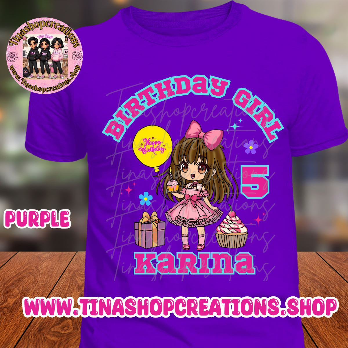 Birthday Girl Personalized T-Shirt