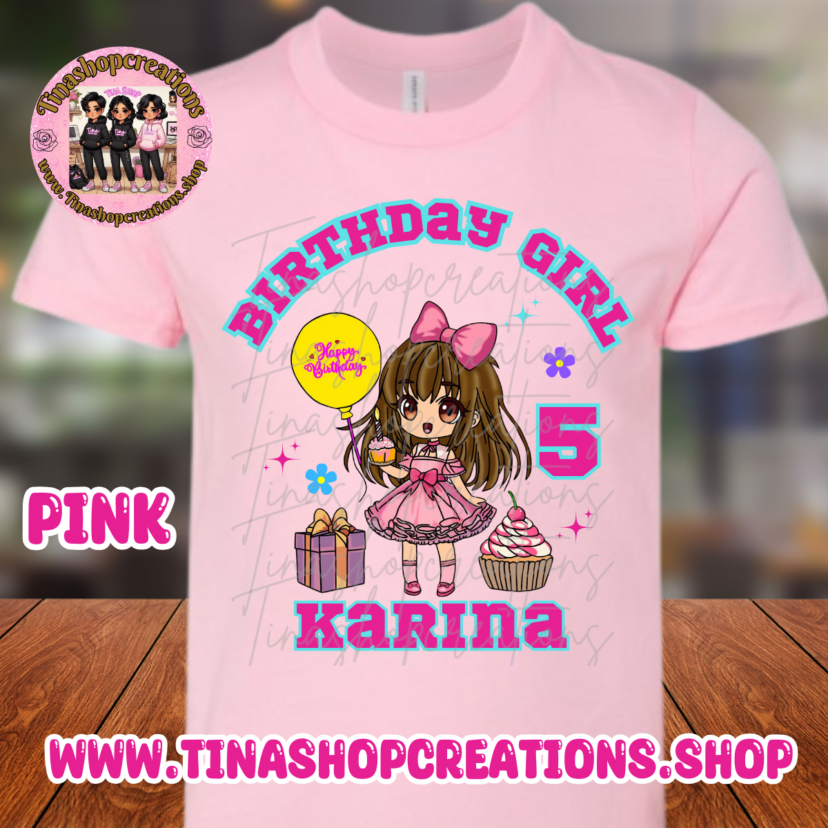 Birthday Girl Personalized T-Shirt