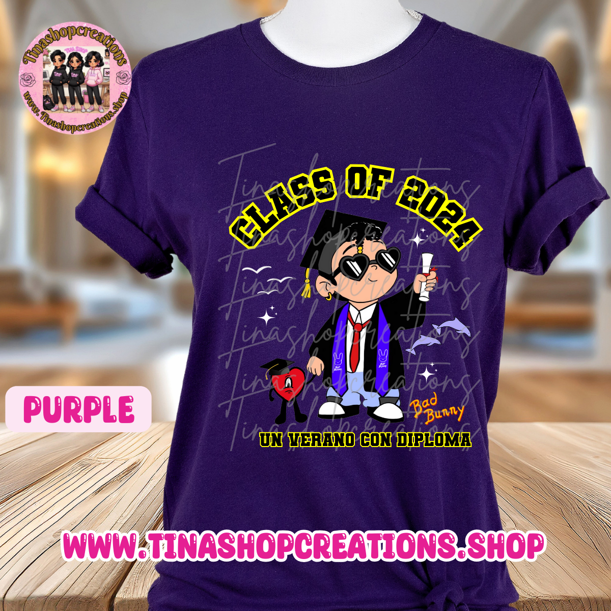 Bad Bunny Inspired Graduation Apparel - Unisex Style, Custom Name & Class Year