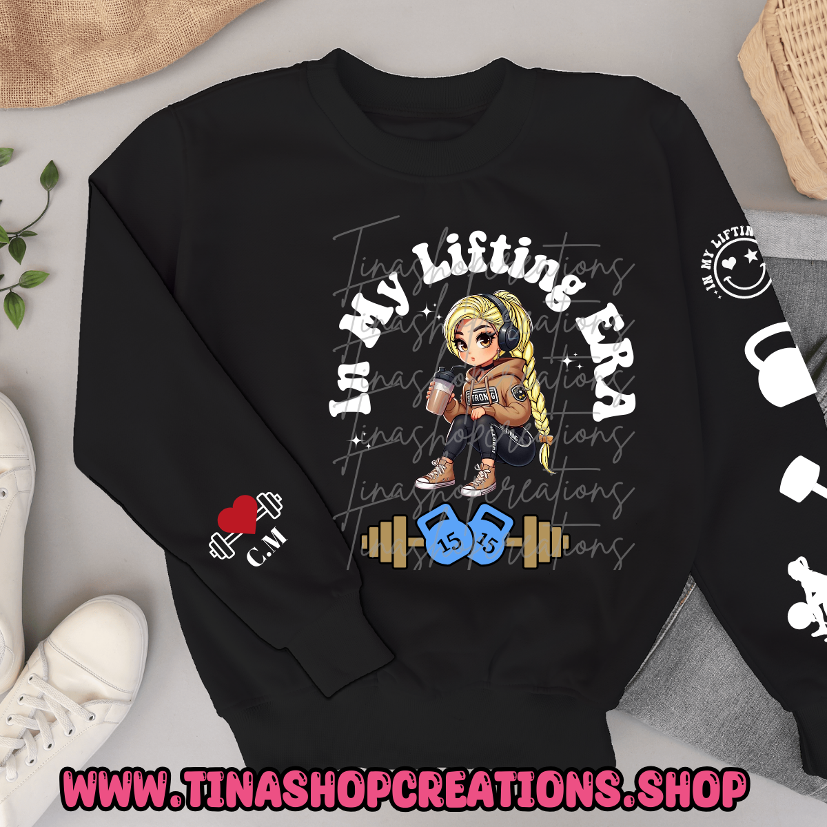 In My Lifting Era design #2- Workout Tshirt
