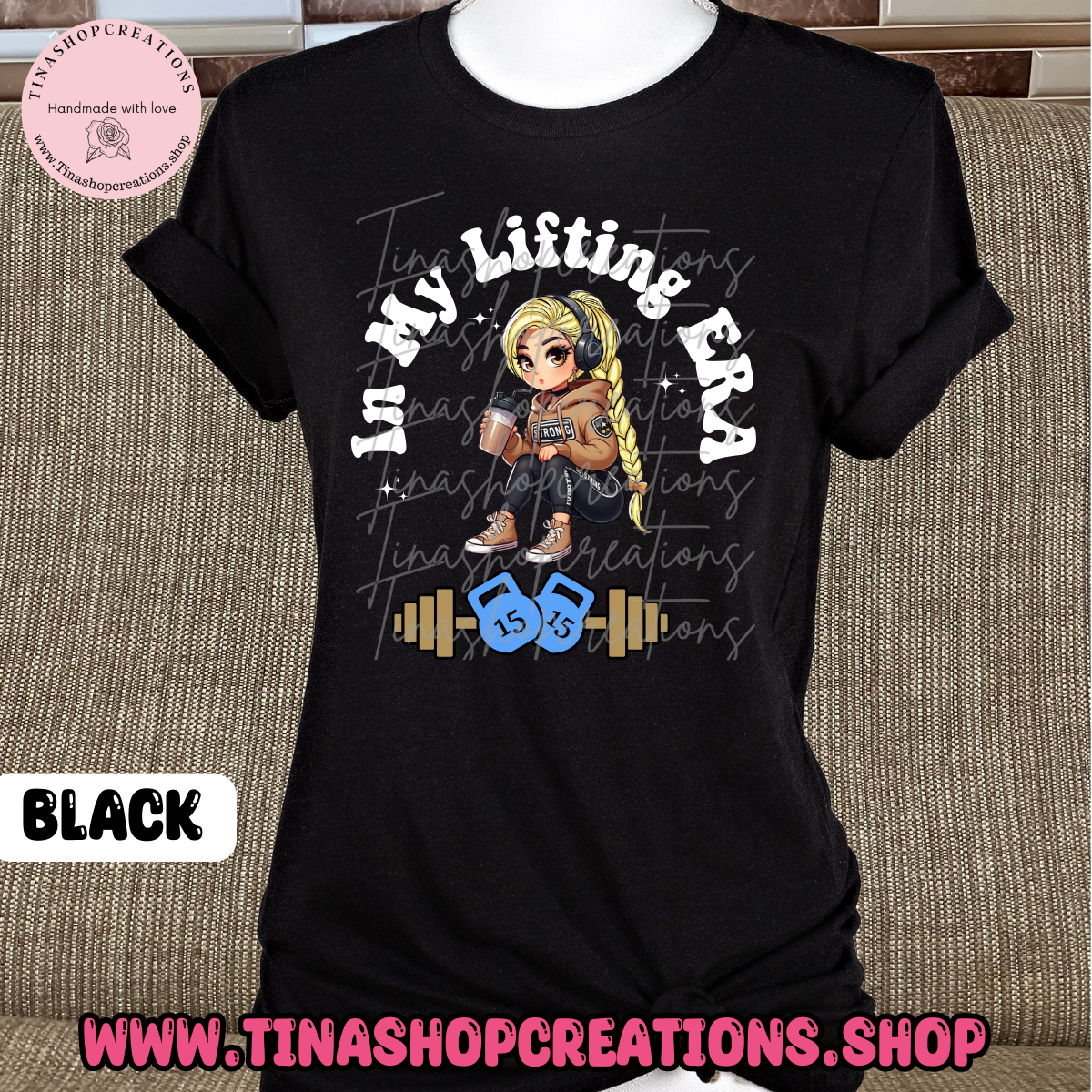 In My Lifting Era design #2- Workout Tshirt