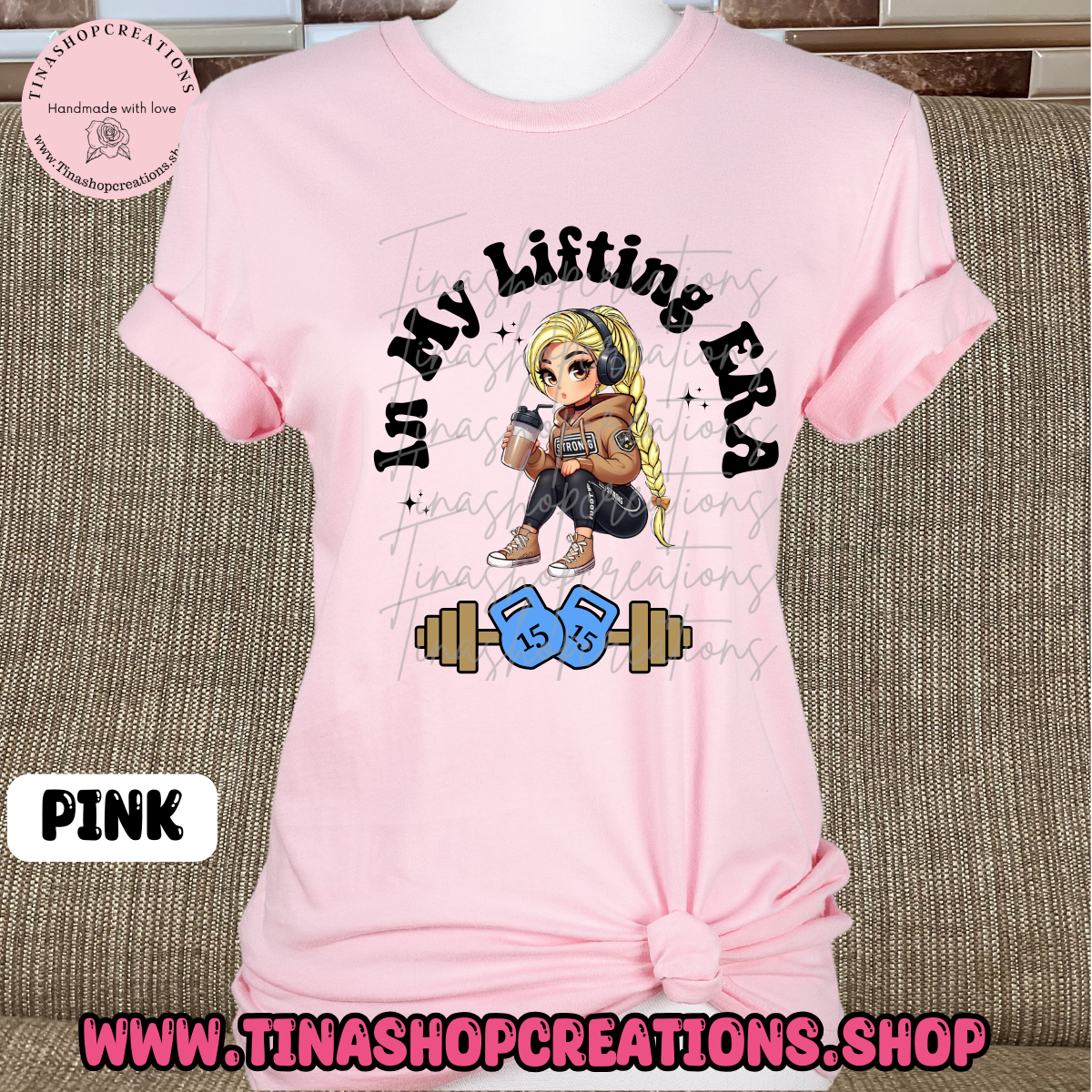 In My Lifting Era design #2- Workout Tshirt