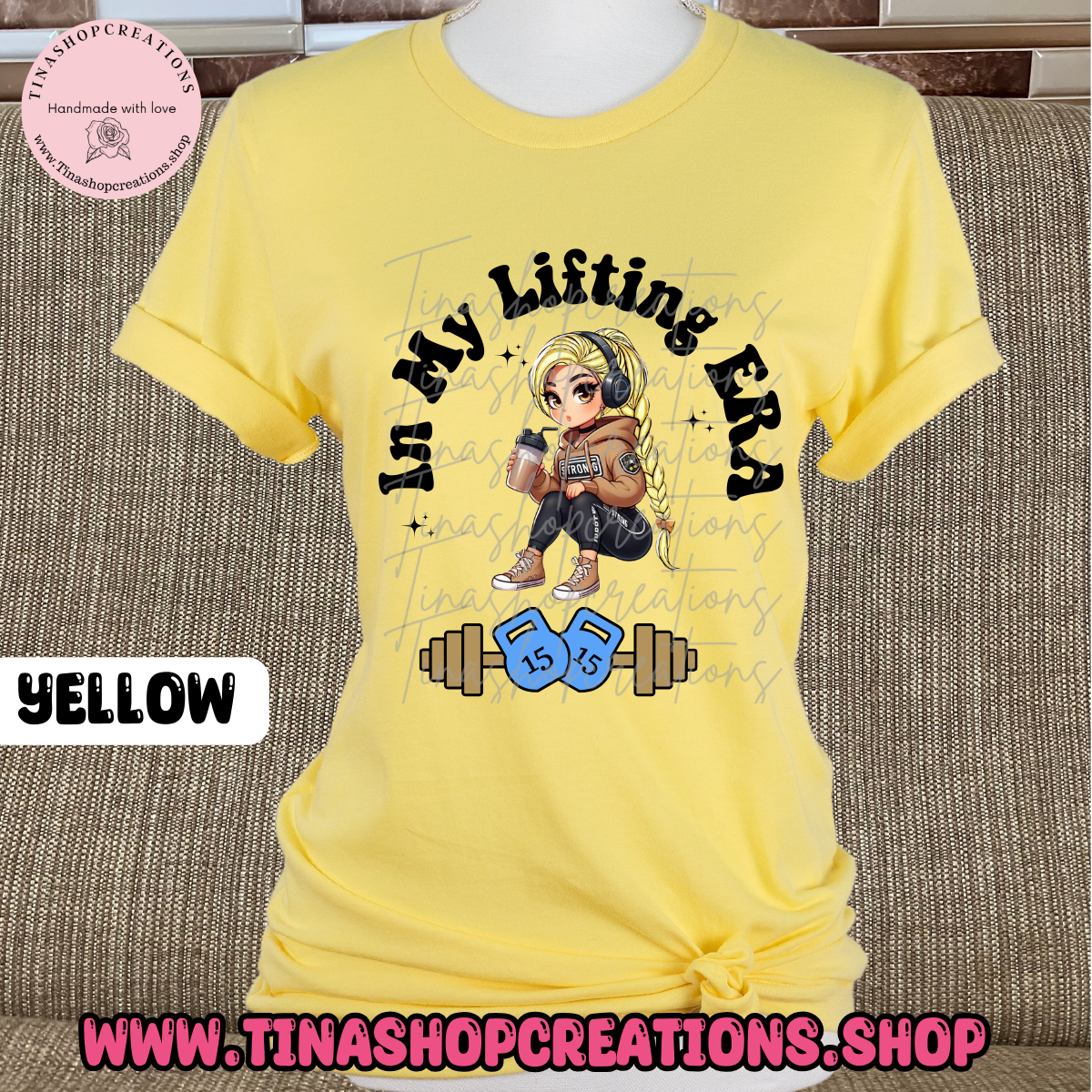 In My Lifting Era design #2- Workout Tshirt