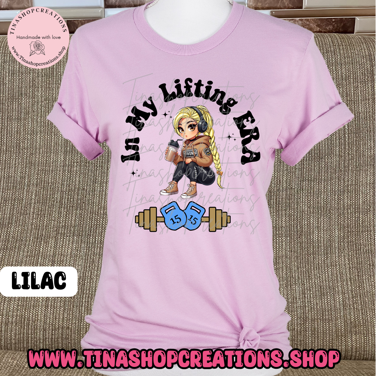In My Lifting Era design #2- Workout Tshirt