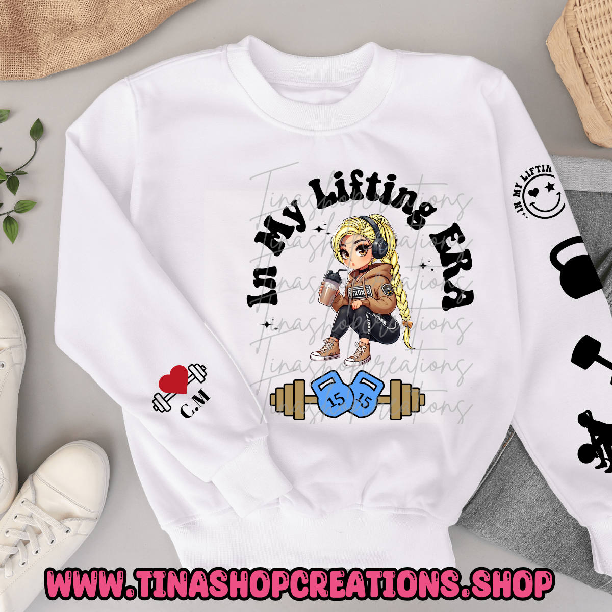 In My Lifting Era design #2- Workout Tshirt