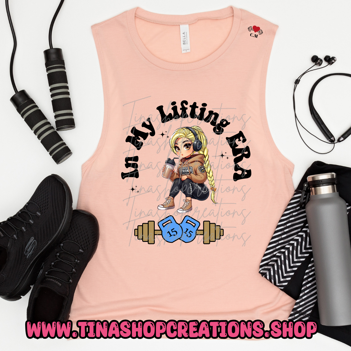 In My Lifting Era design #2- Workout Tshirt