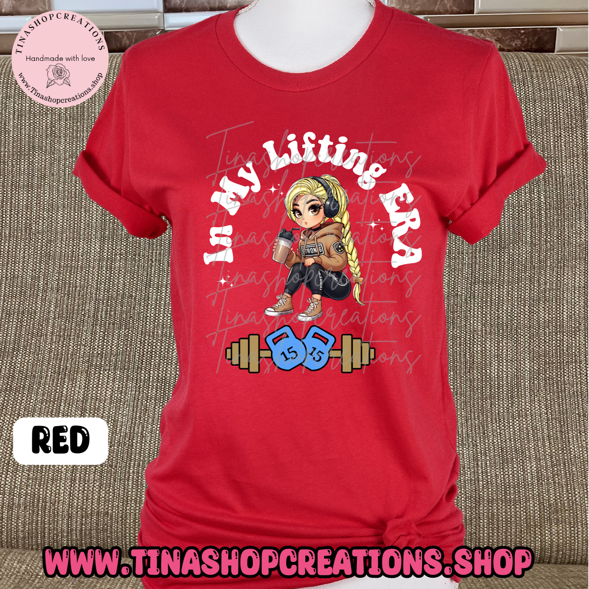 In My Lifting Era design #2- Workout Tshirt