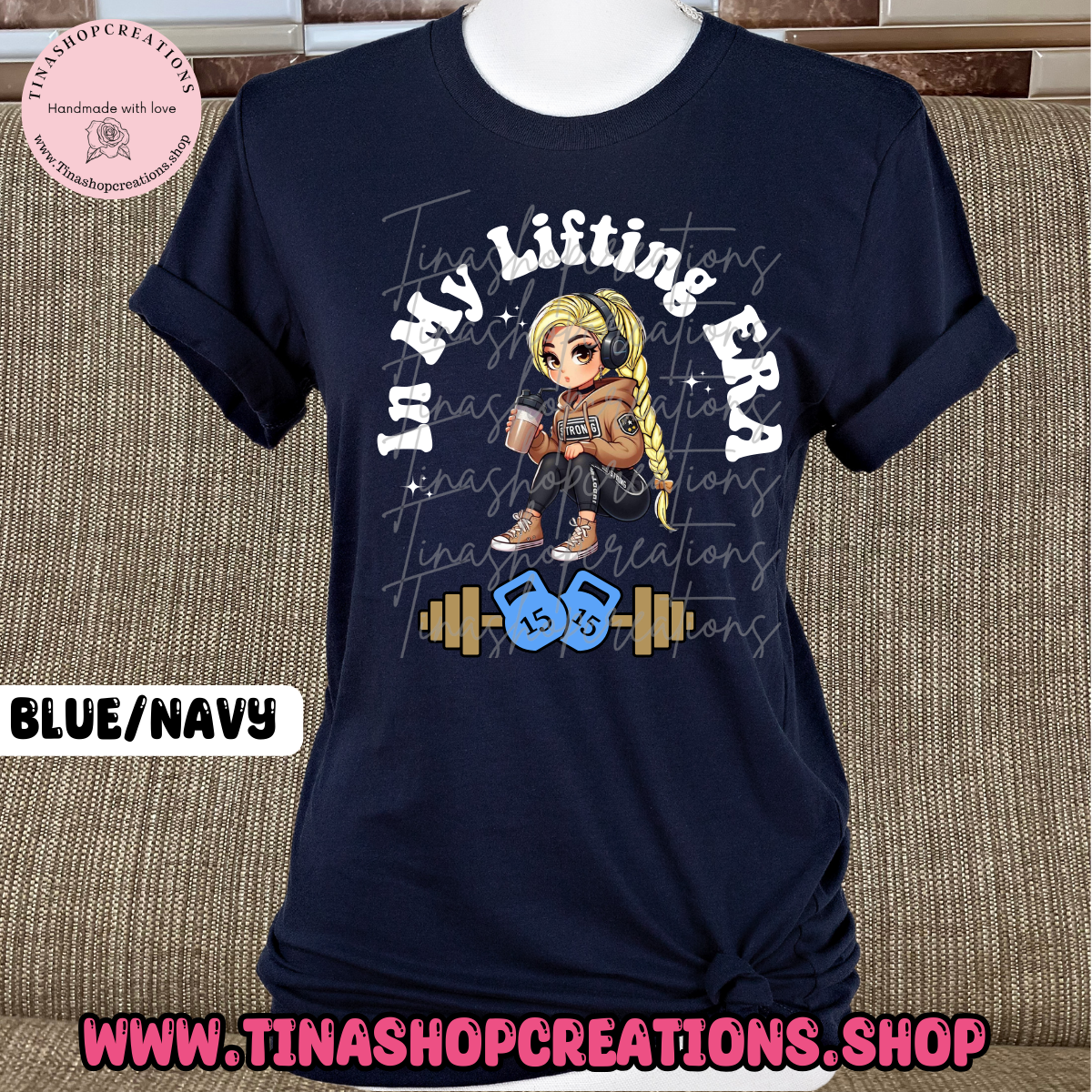 In My Lifting Era design #2- Workout Tshirt