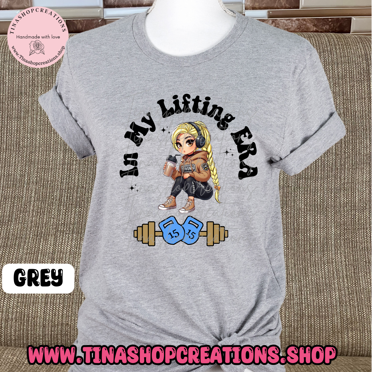 In My Lifting Era design #2- Workout Tshirt