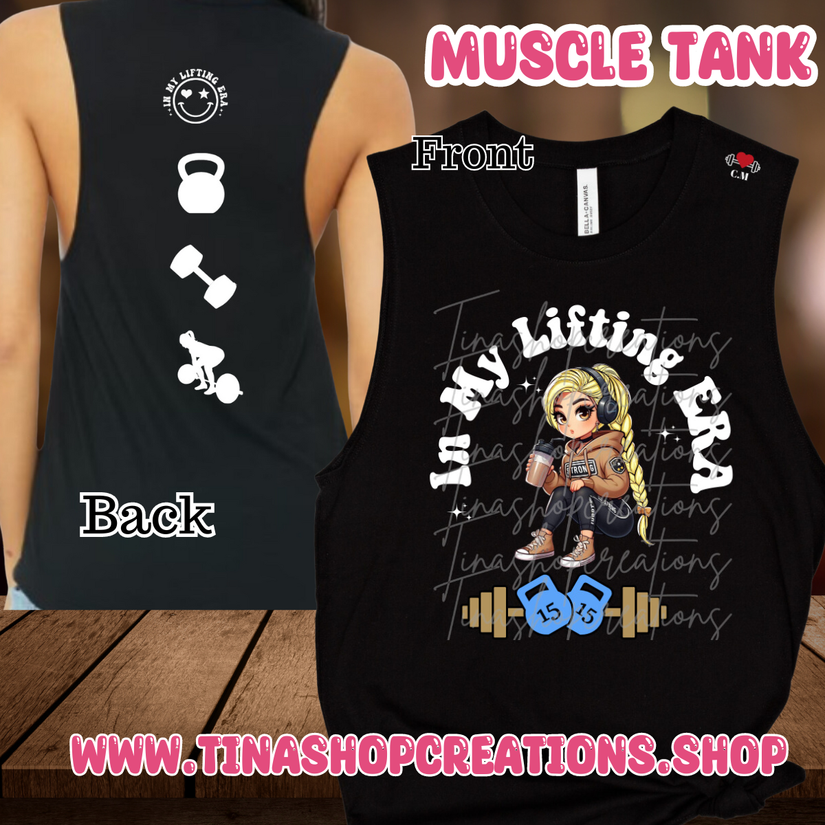 In My Lifting Era design #2- Workout Tshirt