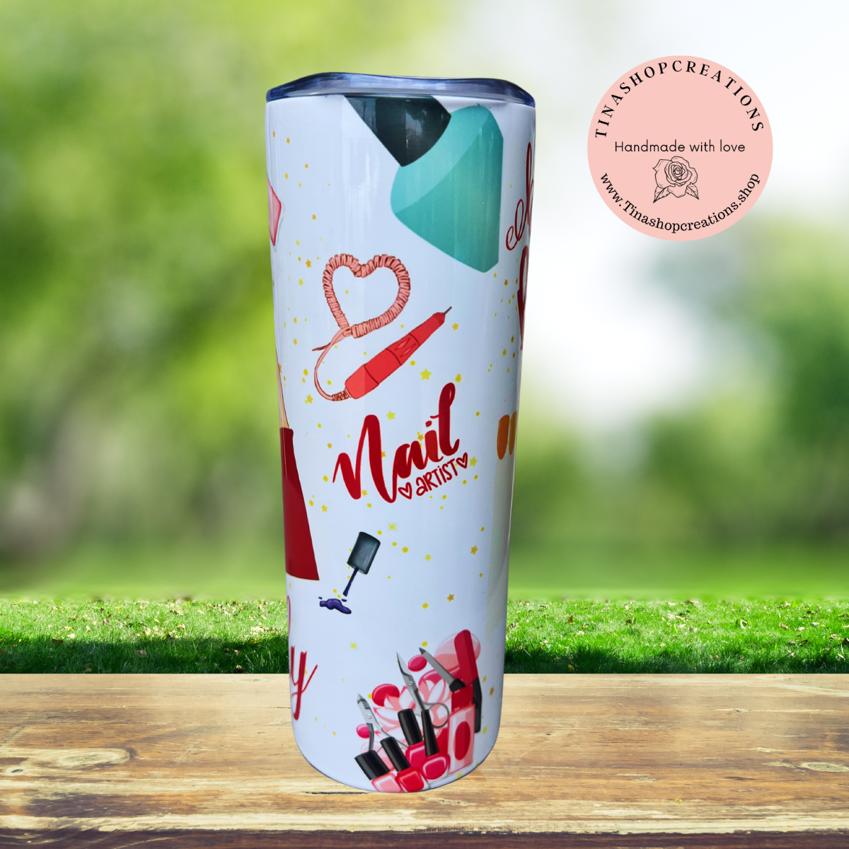 Nail Artist Personalized Tumbler