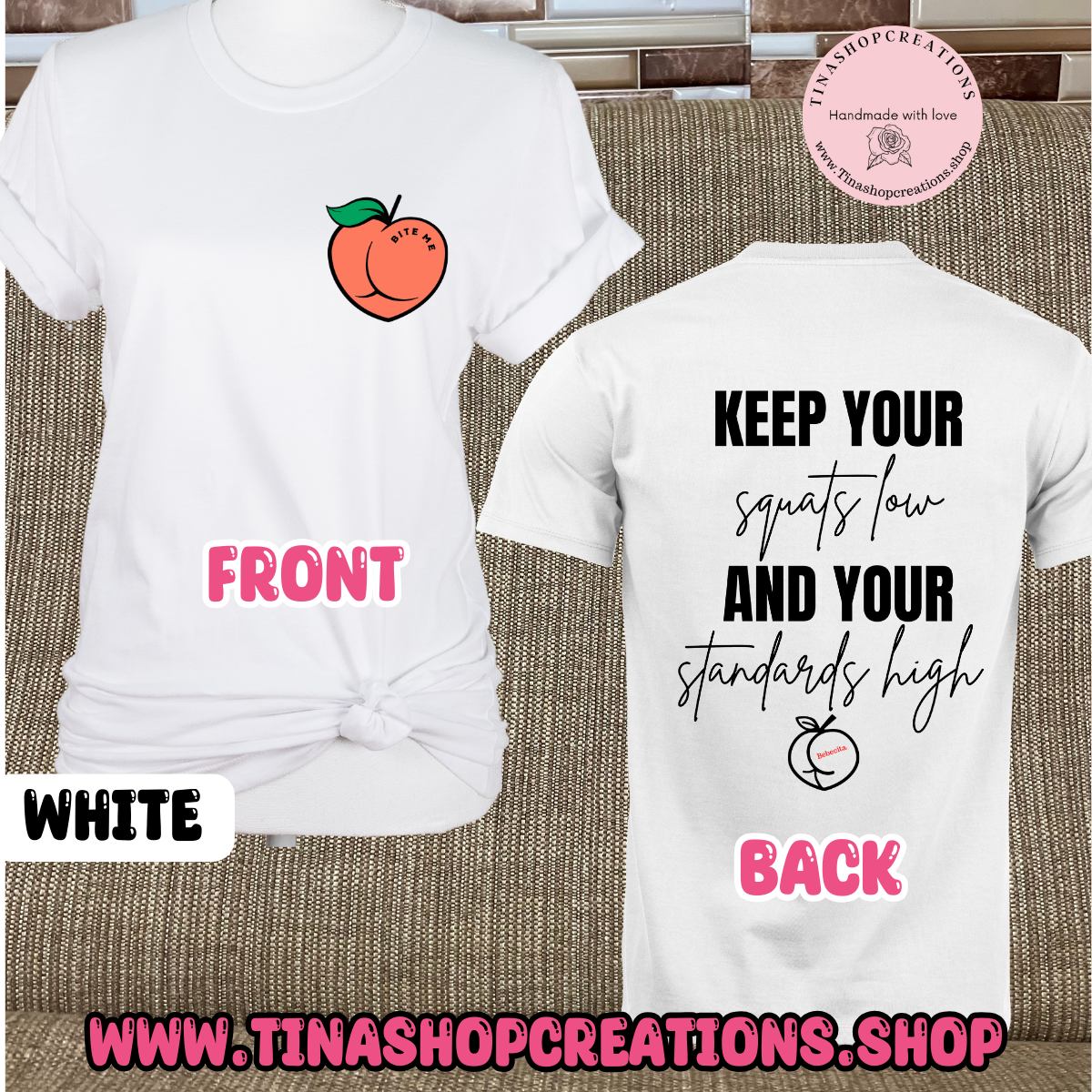 Keep Your Squats Low-Funny Workout Tshirt