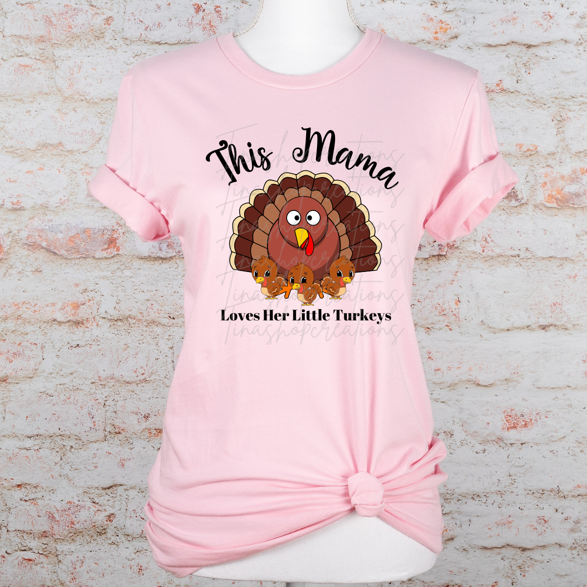 Mercancía personalizada de la temporada de otoño y del Día de Acción de Gracias: ¡muestre su amor por sus pequeños pavos! Personalizar con nombres