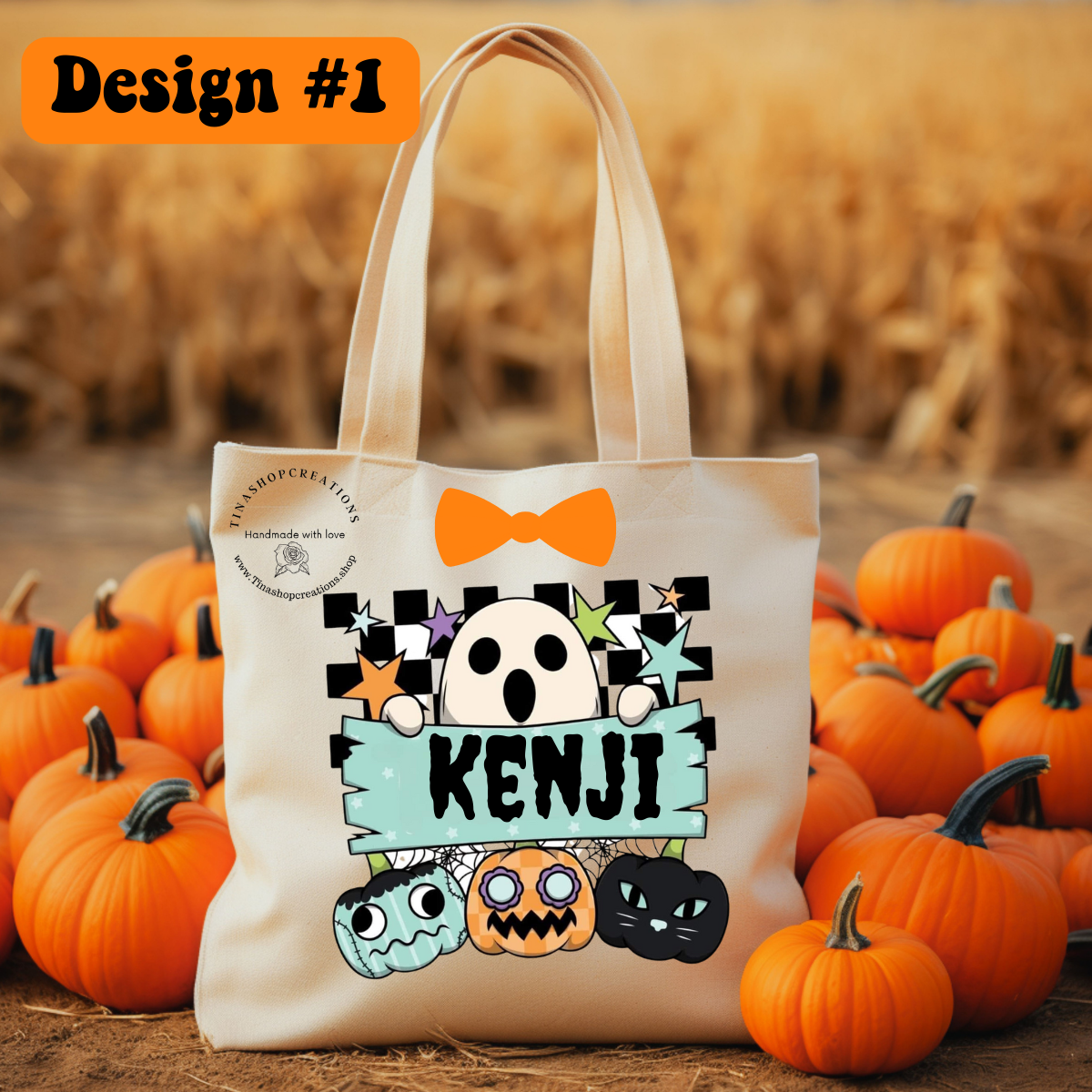 Boo-tiful Halloween Tote Bag -Personalized