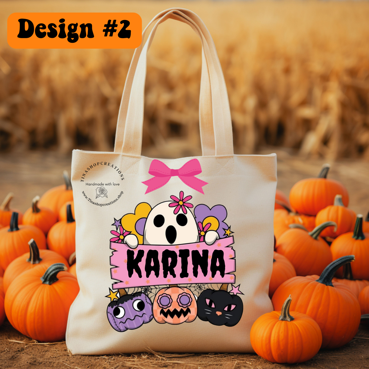 Boo-tiful Halloween Tote Bag -Personalized
