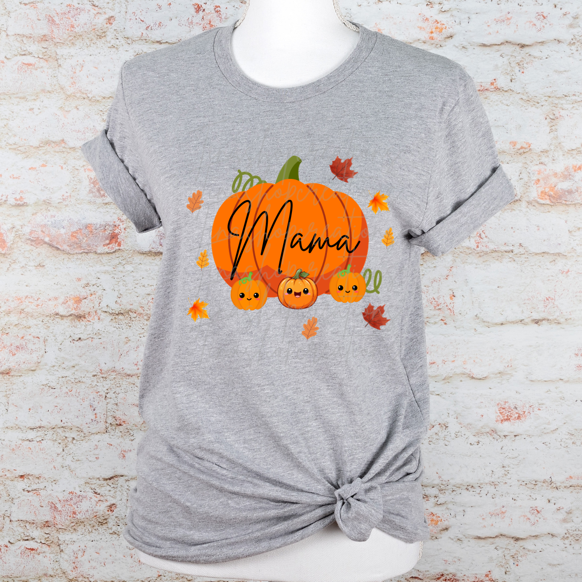 Personalized Mama Pumpkin Fall Design - Customizable with Kids' Names - T-shirt, Sweatshirt, Hoodie