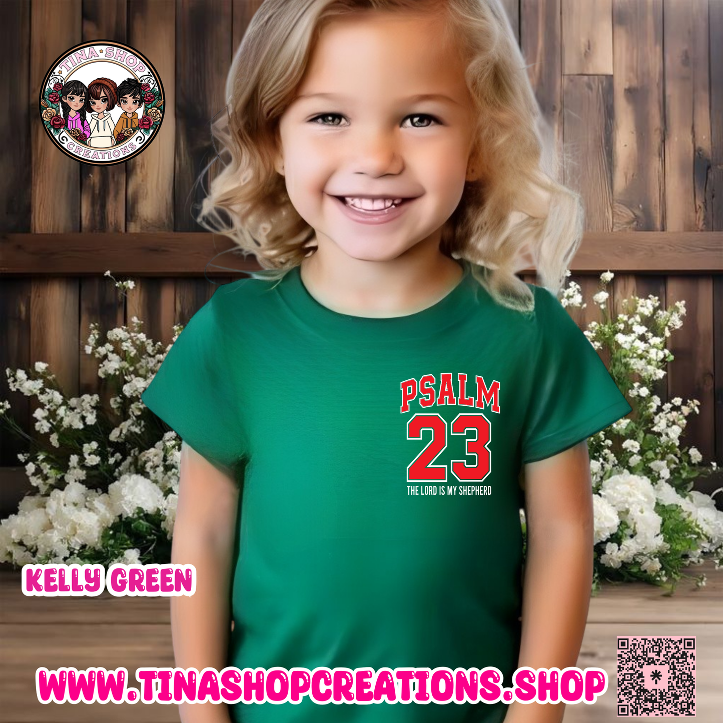 Kids Psalm 23 Shirt