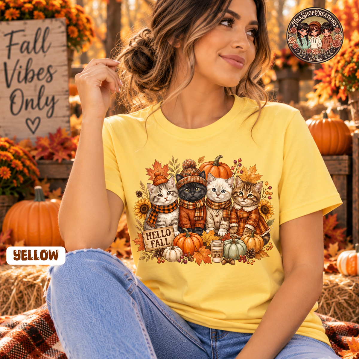 Fall Cat Sweatshirt