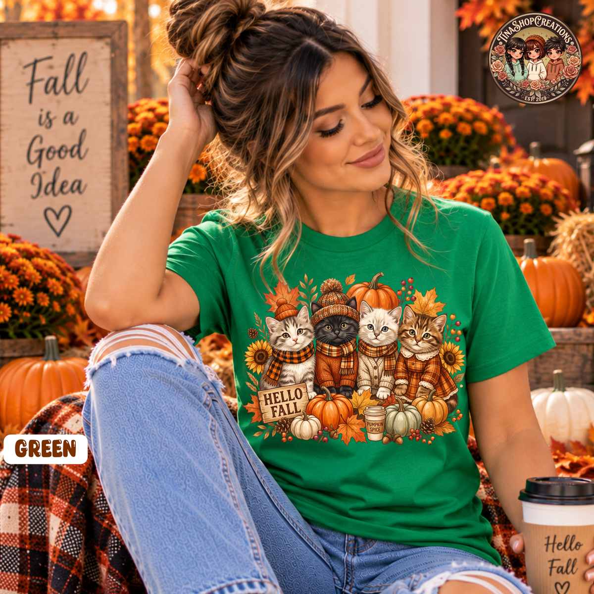 Fall Cat Sweatshirt