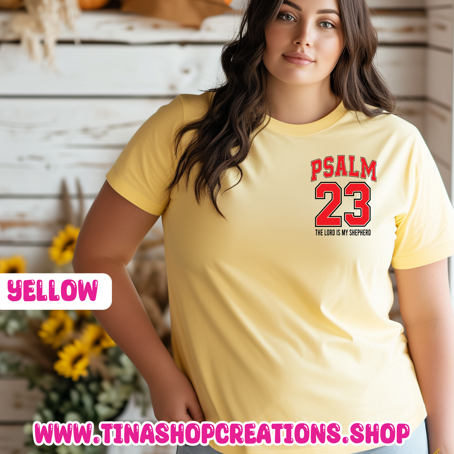 Psalm 23 Inspirational Faith Apparel